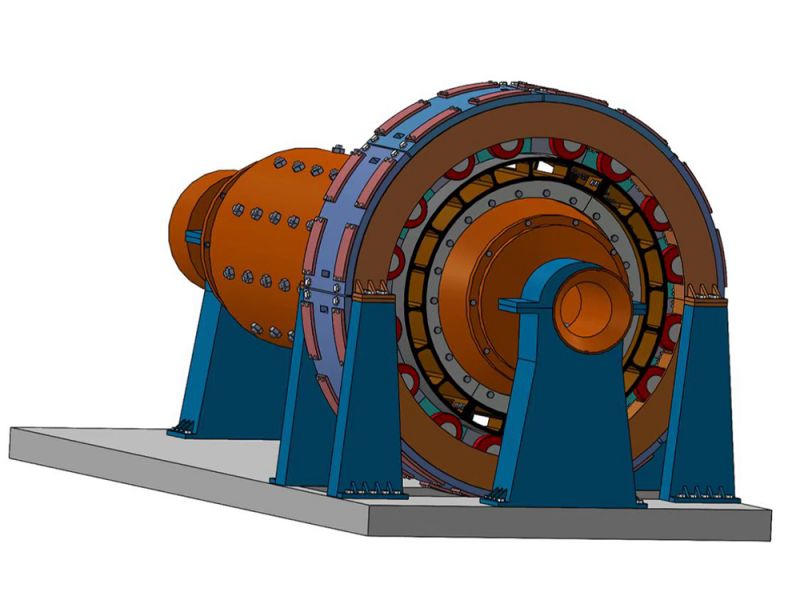 永磁直驅(qū)球磨機(jī)、立磨機(jī)